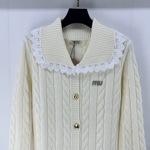 Replica MIU MIU Sweater Long Sleeved For Women #1251707 $108.00 USD for Wholesale