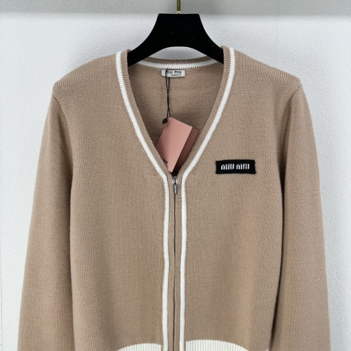 Replica MIU MIU Sweater Long Sleeved For Women #1251716 $88.00 USD for Wholesale