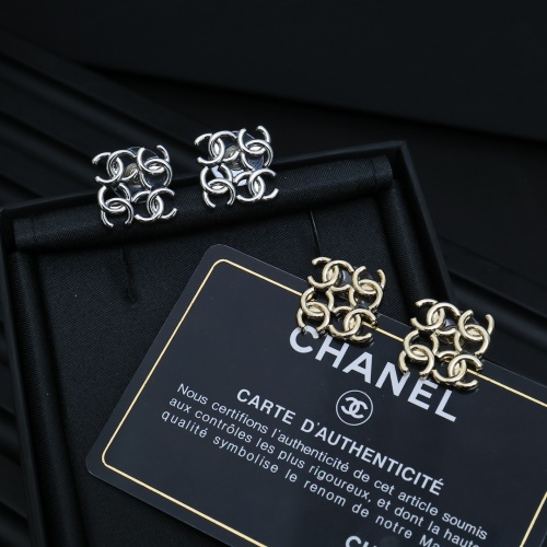 Replica Chanel Earrings For Women #1251718 $25.00 USD for Wholesale