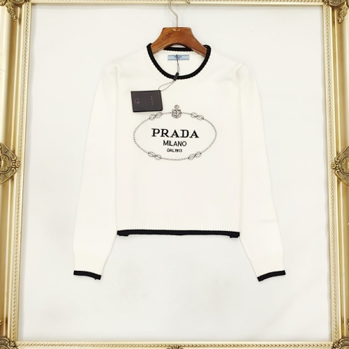 Prada Sweater Long Sleeved For Women #1251722 $64.00 USD, Wholesale Replica Prada Sweater