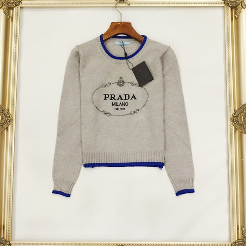 Prada Sweater Long Sleeved For Women #1251723 $64.00 USD, Wholesale Replica Prada Sweater