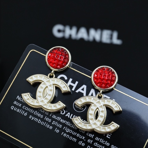 Replica Chanel Earrings For Women #1251730 $32.00 USD for Wholesale