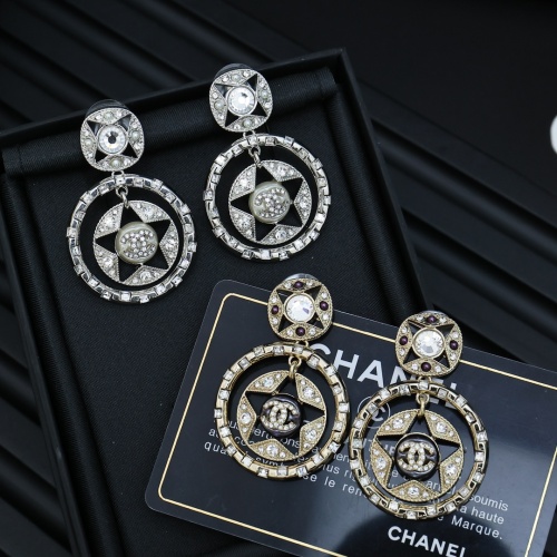 Replica Chanel Earrings For Women #1251735 $36.00 USD for Wholesale