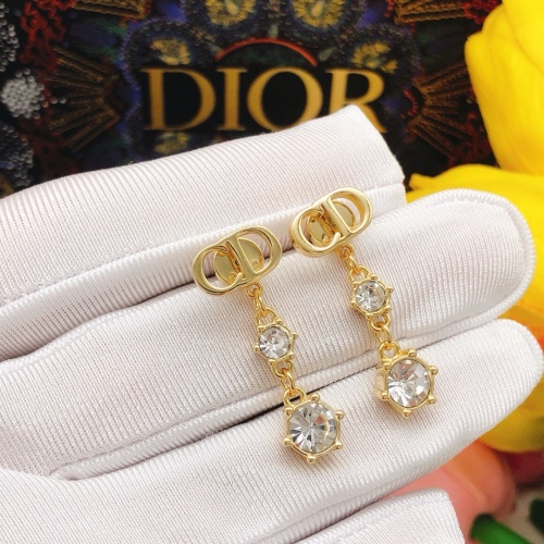 Replica Christian Dior Earrings For Women #1251767 $25.00 USD for Wholesale