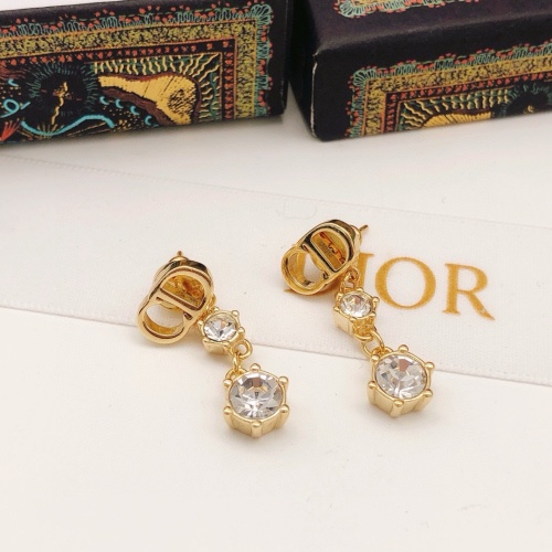 Replica Christian Dior Earrings For Women #1251767 $25.00 USD for Wholesale