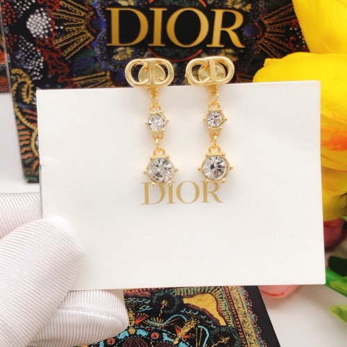 Replica Christian Dior Earrings For Women #1251767 $25.00 USD for Wholesale