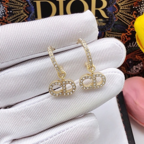 Replica Christian Dior Earrings For Women #1251775 $27.00 USD for Wholesale