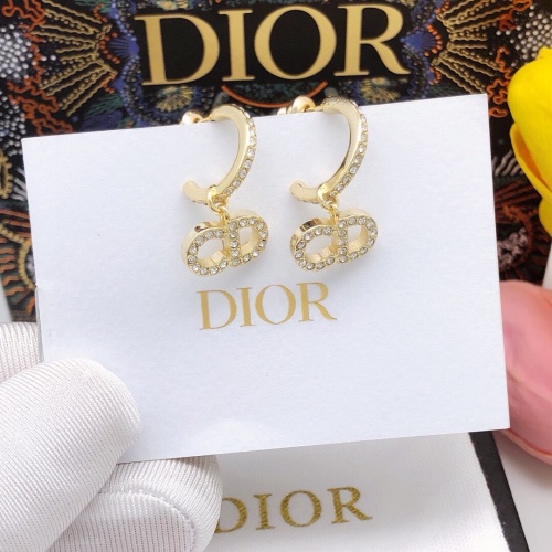 Replica Christian Dior Earrings For Women #1251775 $27.00 USD for Wholesale