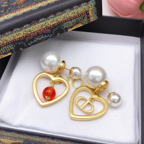 Replica Christian Dior Earrings For Women #1251776 $27.00 USD for Wholesale