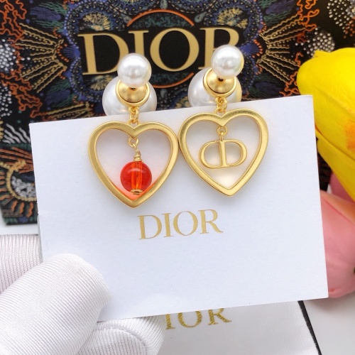 Replica Christian Dior Earrings For Women #1251776 $27.00 USD for Wholesale