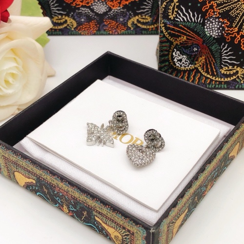 Replica Christian Dior Earrings For Women #1251777 $27.00 USD for Wholesale