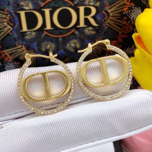 Replica Christian Dior Earrings For Women #1251784 $27.00 USD for Wholesale