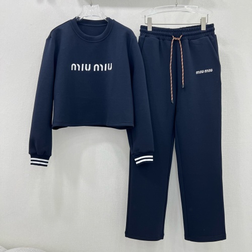 MIU MIU Tracksuits Long Sleeved For Women #1251785 $140.00 USD, Wholesale Replica MIU MIU Tracksuits