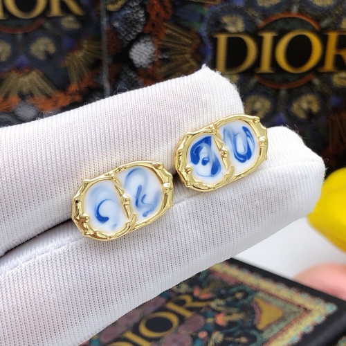 Replica Christian Dior Earrings For Women #1251789 $27.00 USD for Wholesale