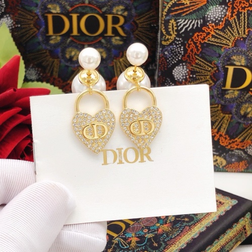 Replica Christian Dior Earrings For Women #1251791 $27.00 USD for Wholesale