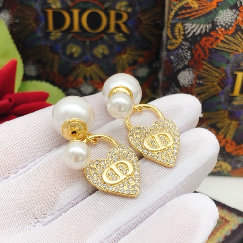 Replica Christian Dior Earrings For Women #1251791 $27.00 USD for Wholesale