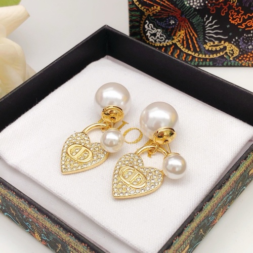 Replica Christian Dior Earrings For Women #1251791 $27.00 USD for Wholesale