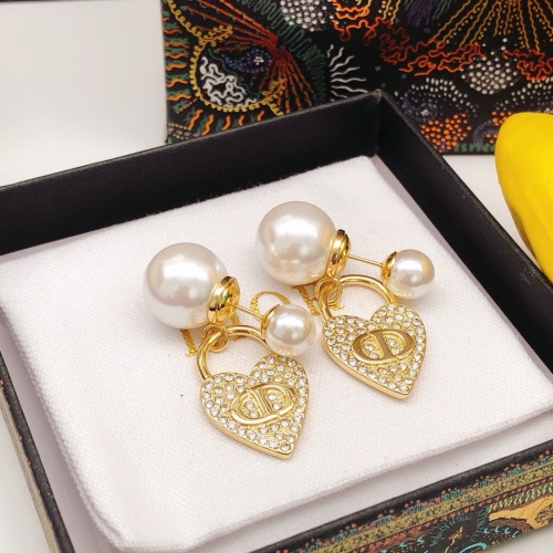 Replica Christian Dior Earrings For Women #1251791 $27.00 USD for Wholesale