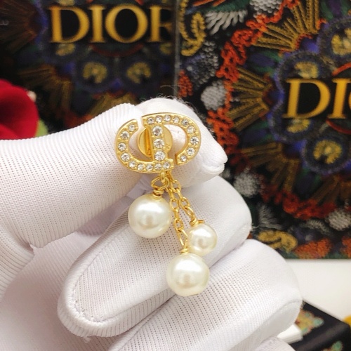 Replica Christian Dior Earrings For Women #1251794 $27.00 USD for Wholesale