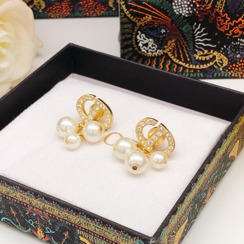 Replica Christian Dior Earrings For Women #1251794 $27.00 USD for Wholesale