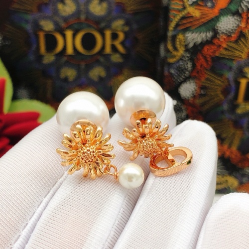 Replica Christian Dior Earrings For Women #1251795 $27.00 USD for Wholesale