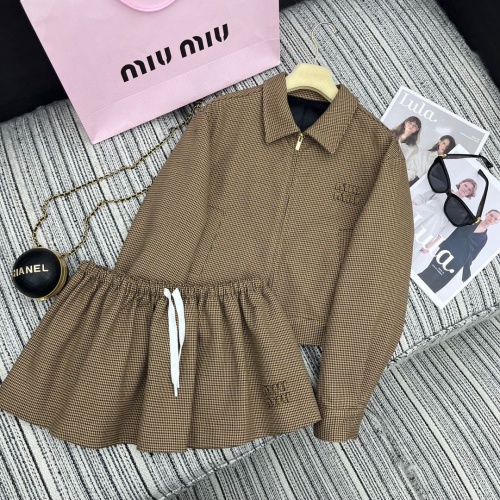 MIU MIU Tracksuits Long Sleeved For Women #1251798 $105.00 USD, Wholesale Replica MIU MIU Tracksuits