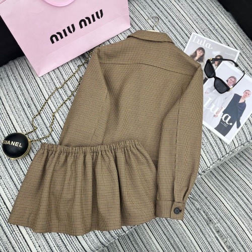 Replica MIU MIU Tracksuits Long Sleeved For Women #1251798 $105.00 USD for Wholesale