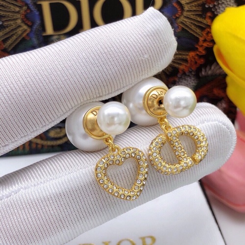 Replica Christian Dior Earrings For Women #1251803 $27.00 USD for Wholesale