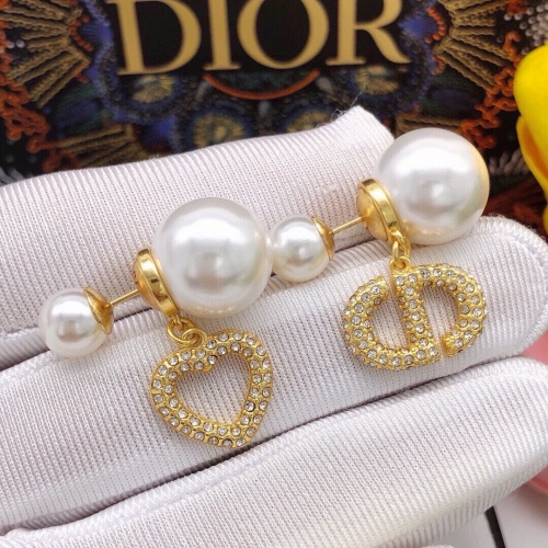 Replica Christian Dior Earrings For Women #1251803 $27.00 USD for Wholesale