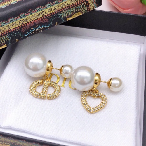 Replica Christian Dior Earrings For Women #1251803 $27.00 USD for Wholesale