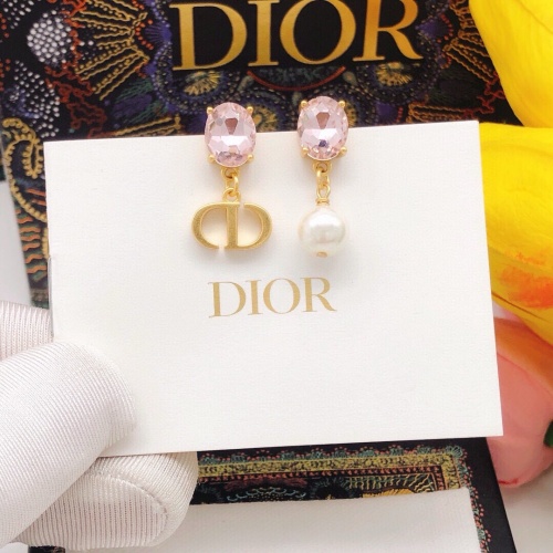 Replica Christian Dior Earrings For Women #1251823 $27.00 USD for Wholesale