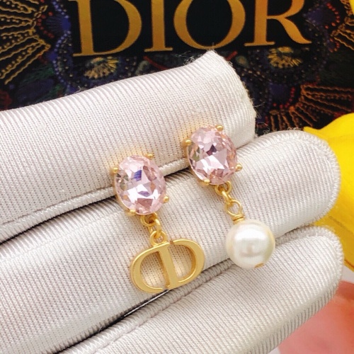 Replica Christian Dior Earrings For Women #1251823 $27.00 USD for Wholesale