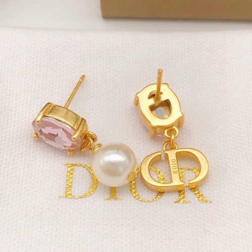 Replica Christian Dior Earrings For Women #1251823 $27.00 USD for Wholesale