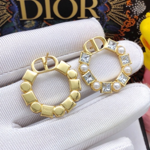 Replica Christian Dior Earrings For Women #1251825 $29.00 USD for Wholesale