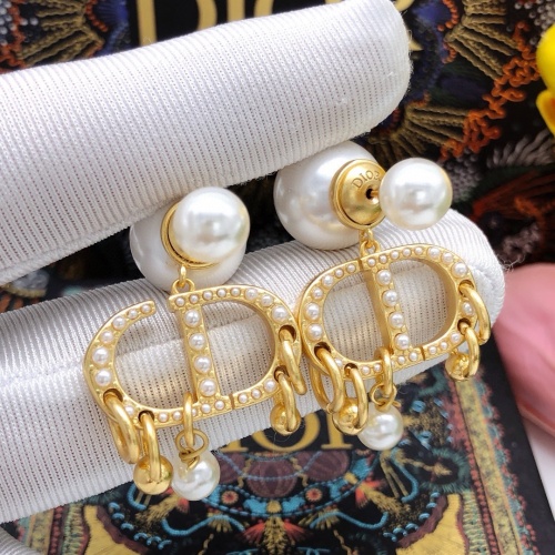 Replica Christian Dior Earrings For Women #1251837 $29.00 USD for Wholesale