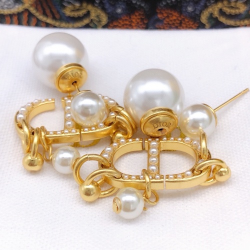 Replica Christian Dior Earrings For Women #1251837 $29.00 USD for Wholesale