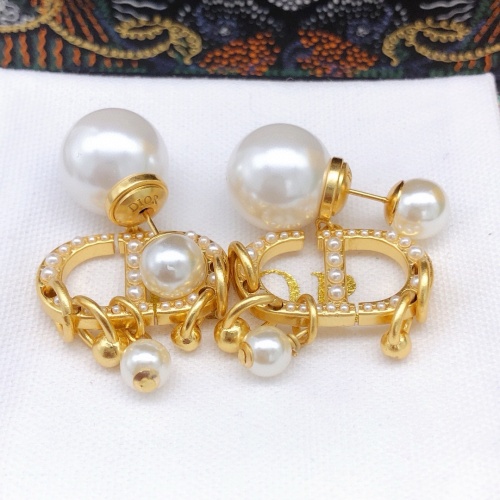 Replica Christian Dior Earrings For Women #1251837 $29.00 USD for Wholesale