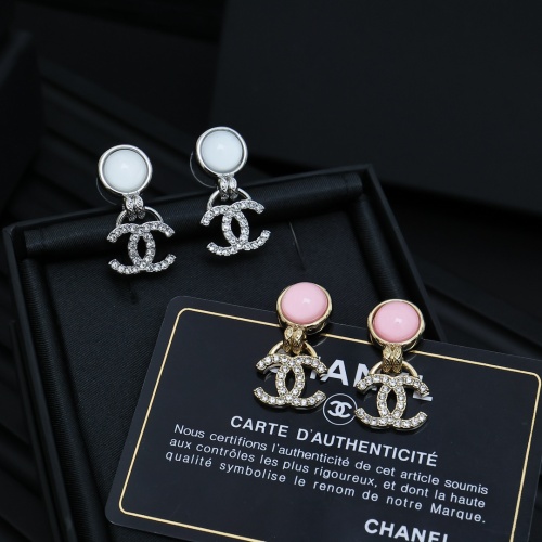 Replica Chanel Earrings For Women #1251841 $29.00 USD for Wholesale