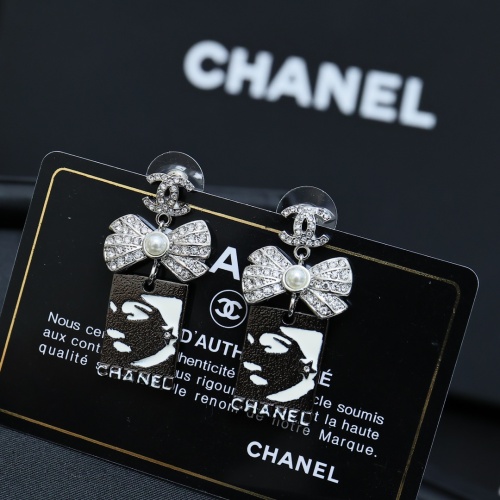 Replica Chanel Earrings For Women #1251847 $32.00 USD for Wholesale