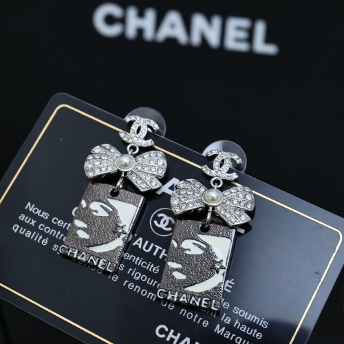 Replica Chanel Earrings For Women #1251847 $32.00 USD for Wholesale