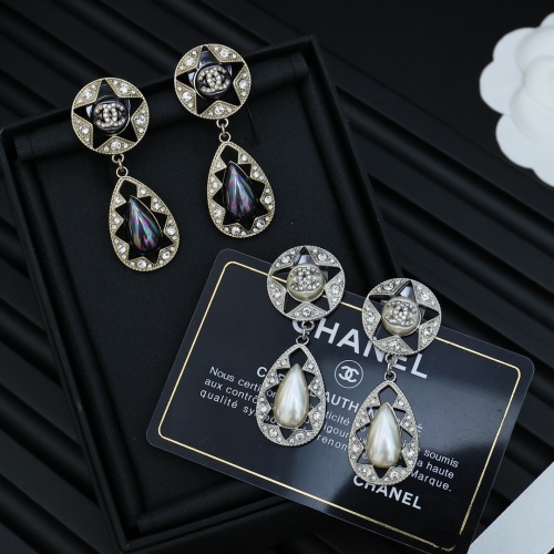 Replica Chanel Earrings For Women #1251848 $36.00 USD for Wholesale