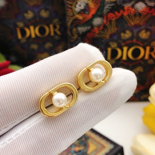 Replica Christian Dior Earrings For Women #1251862 $25.00 USD for Wholesale