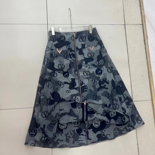 Replica Valentino Midi Skirt For Women #1251865 $92.00 USD for Wholesale