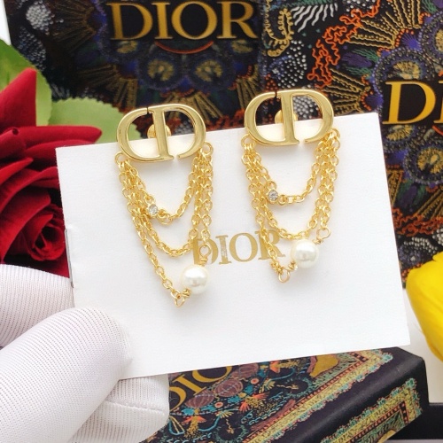 Replica Christian Dior Earrings For Women #1251871 $27.00 USD for Wholesale