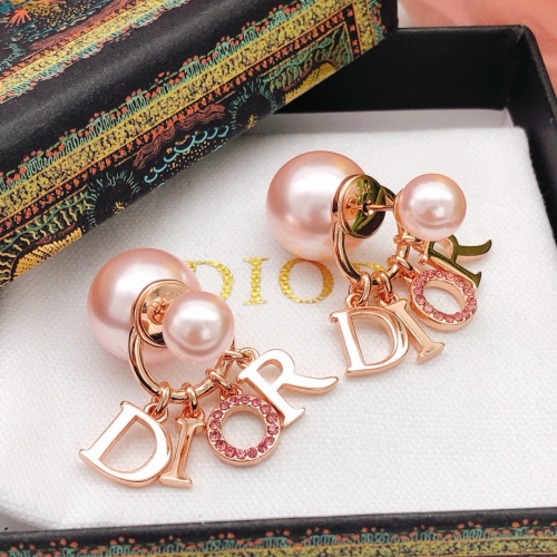 Replica Christian Dior Earrings For Women #1251872 $27.00 USD for Wholesale