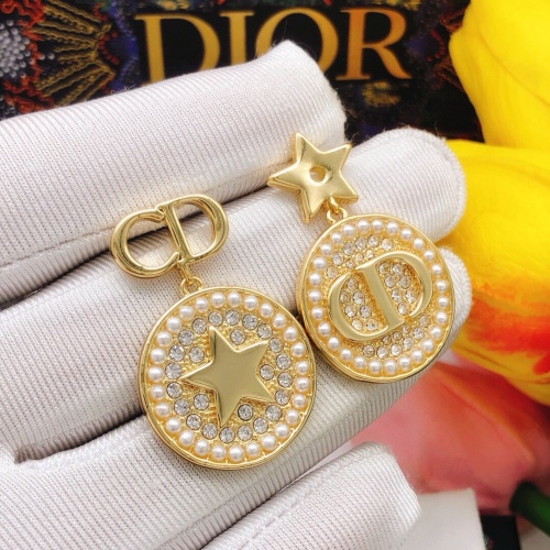 Replica Christian Dior Earrings For Women #1251874 $27.00 USD for Wholesale