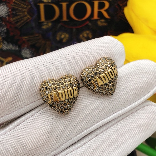 Replica Christian Dior Earrings For Women #1251875 $27.00 USD for Wholesale