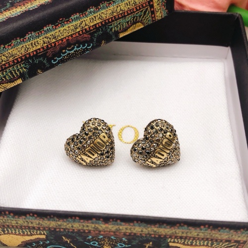 Replica Christian Dior Earrings For Women #1251875 $27.00 USD for Wholesale