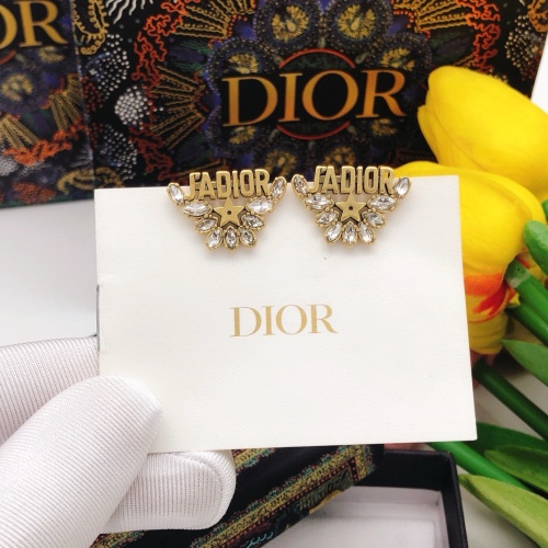 Replica Christian Dior Earrings For Women #1251876 $27.00 USD for Wholesale