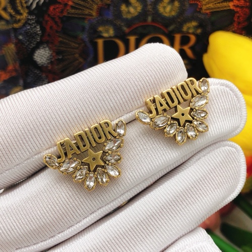 Replica Christian Dior Earrings For Women #1251876 $27.00 USD for Wholesale